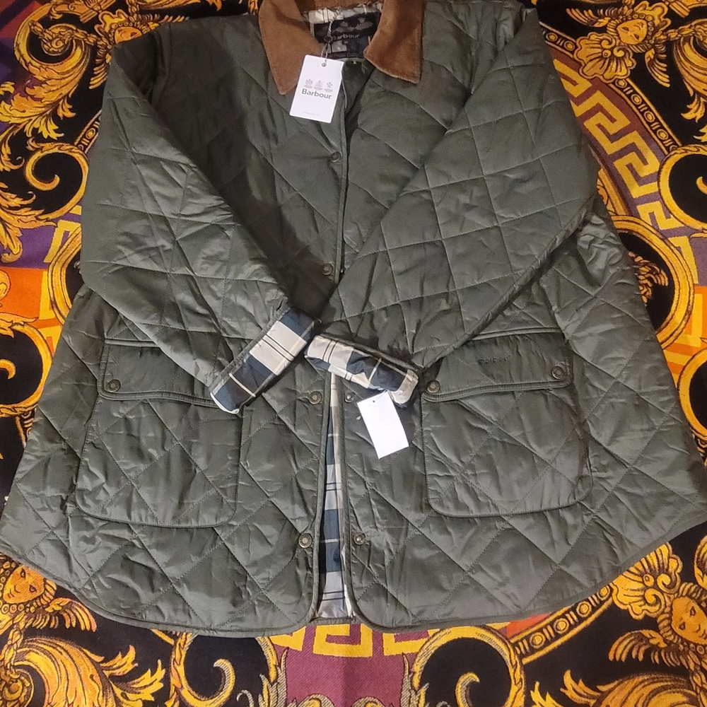 Barbour Pilton Quilted Jacket-Olive Multiple Sizes